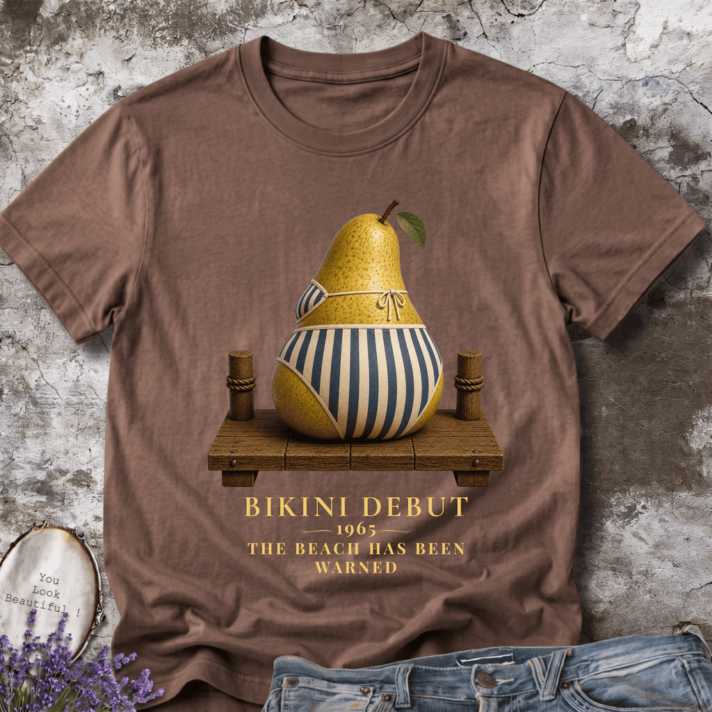 Bikini Debut 1965 – Funny Pear Graphic Tee