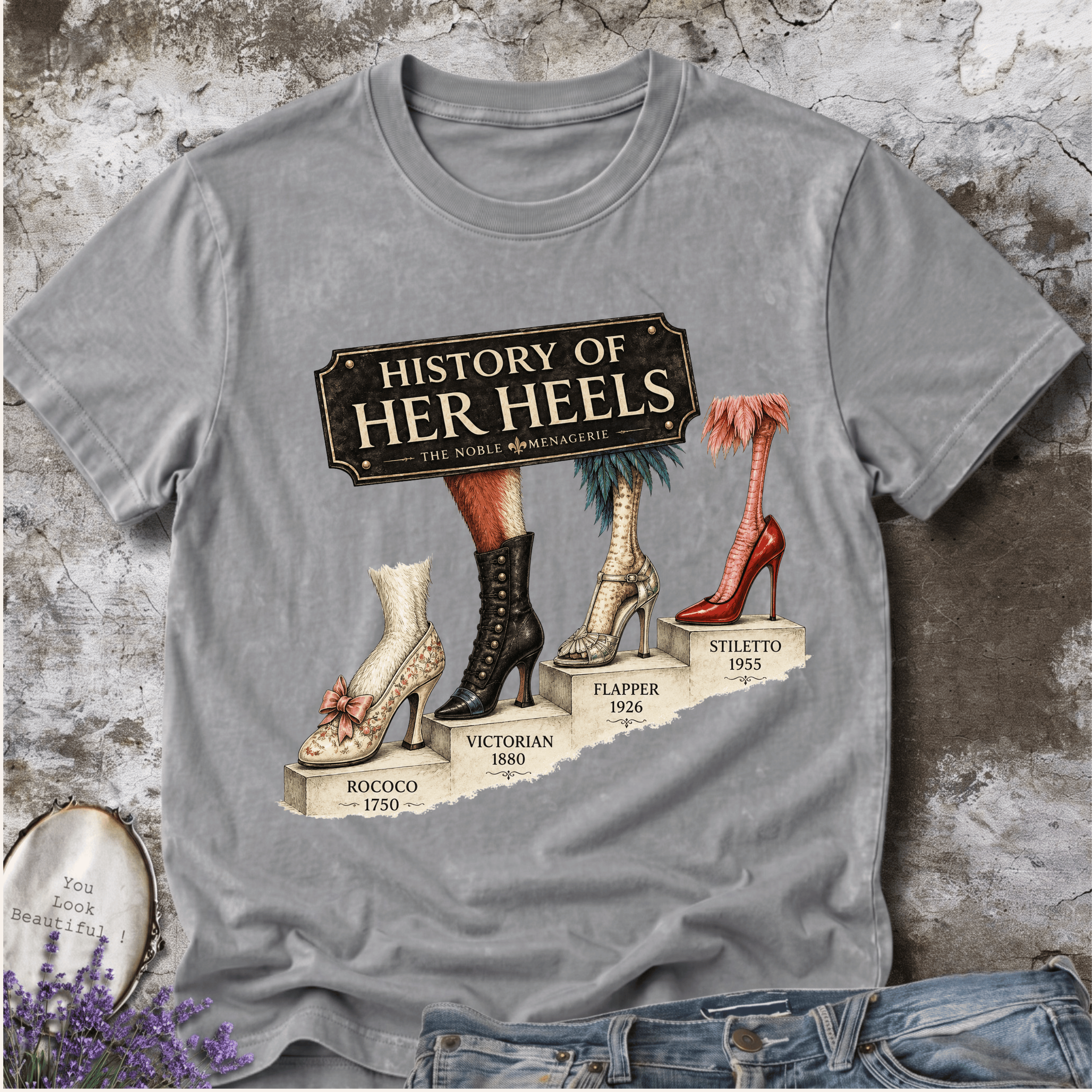History of Heels Her Heels Tee