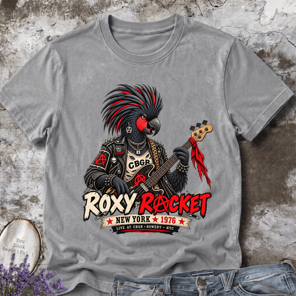 Roxy Racket Punk Rock Tee