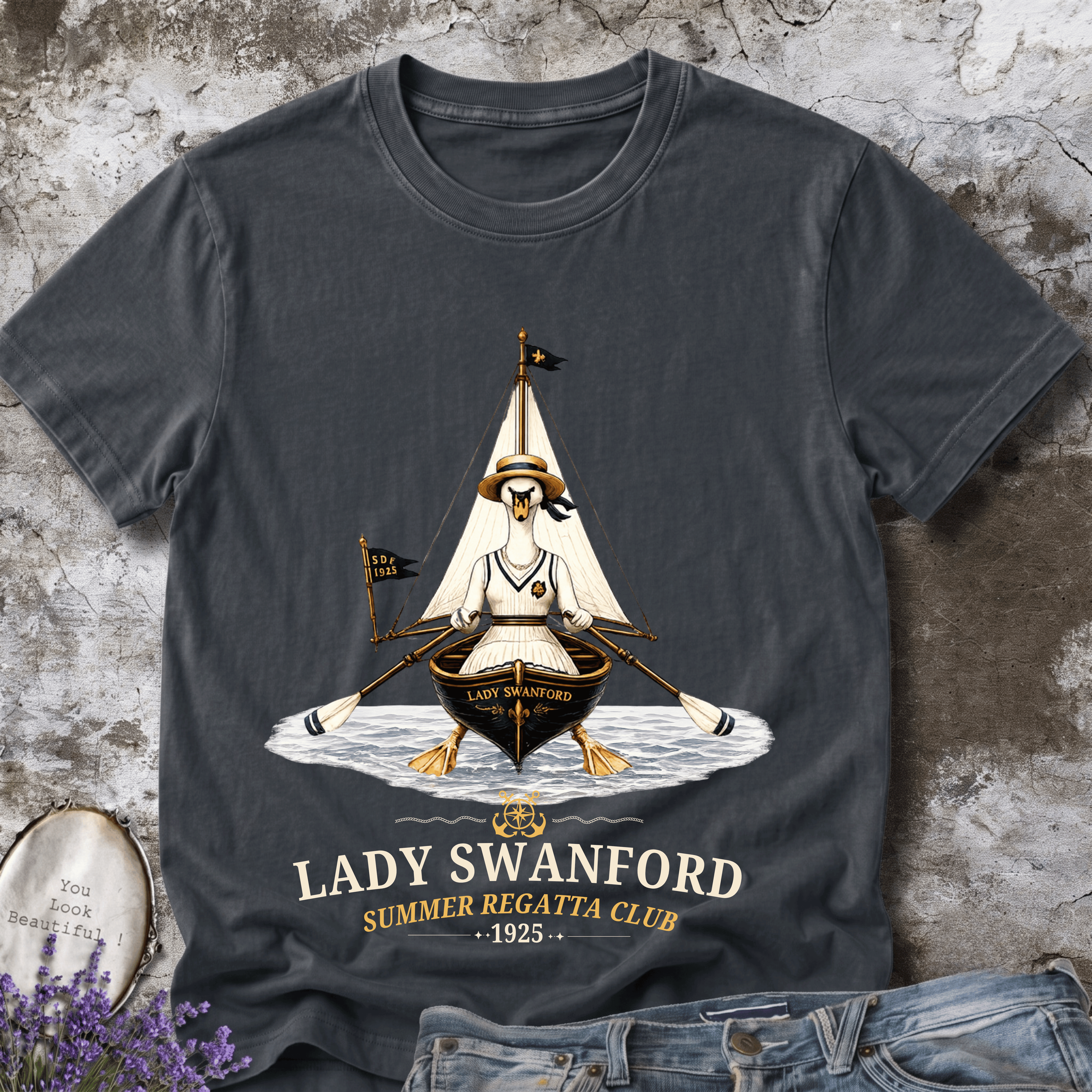 Lady Swanford Tee | Summer Regatta Club 1925