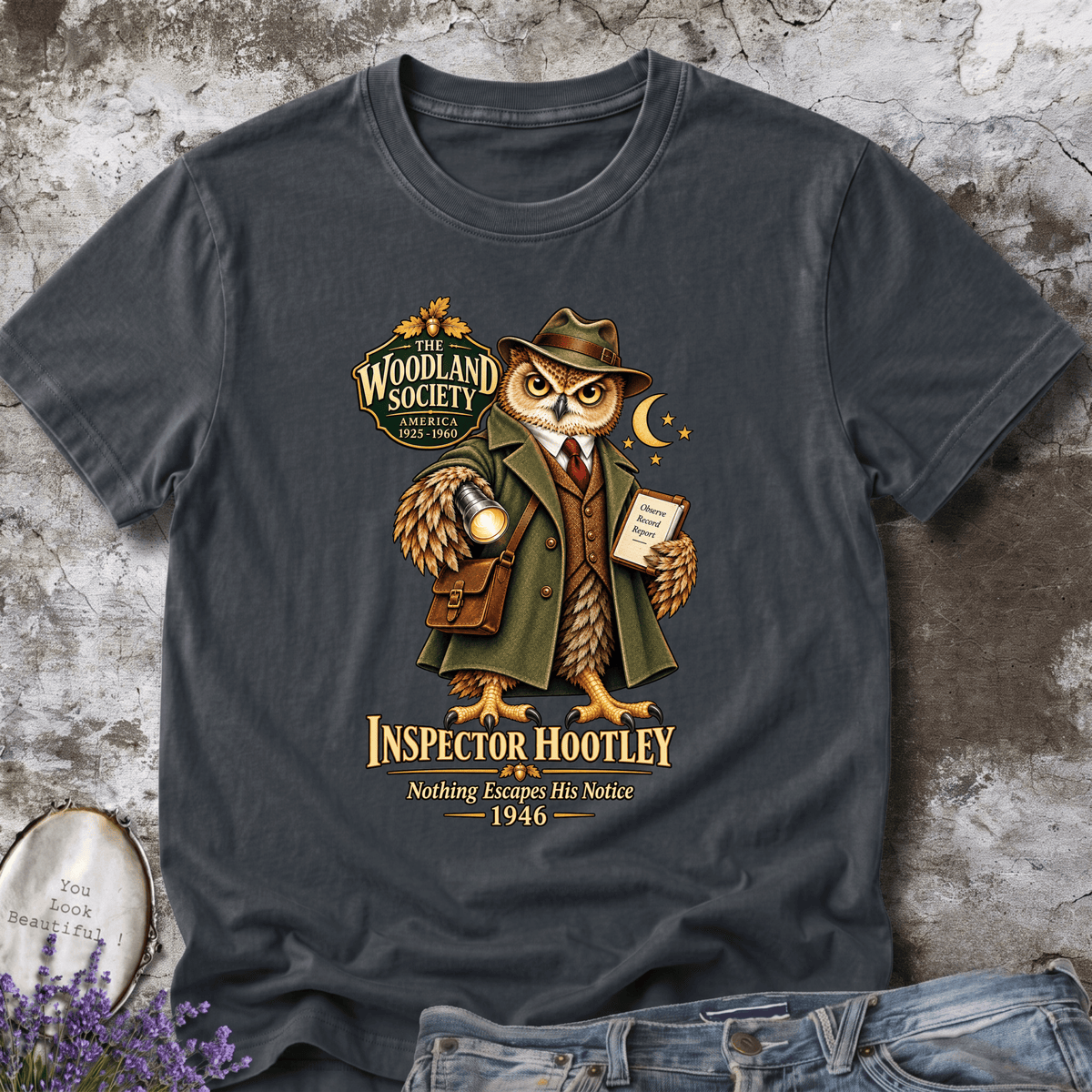 Inspector Hootley Owl Tee