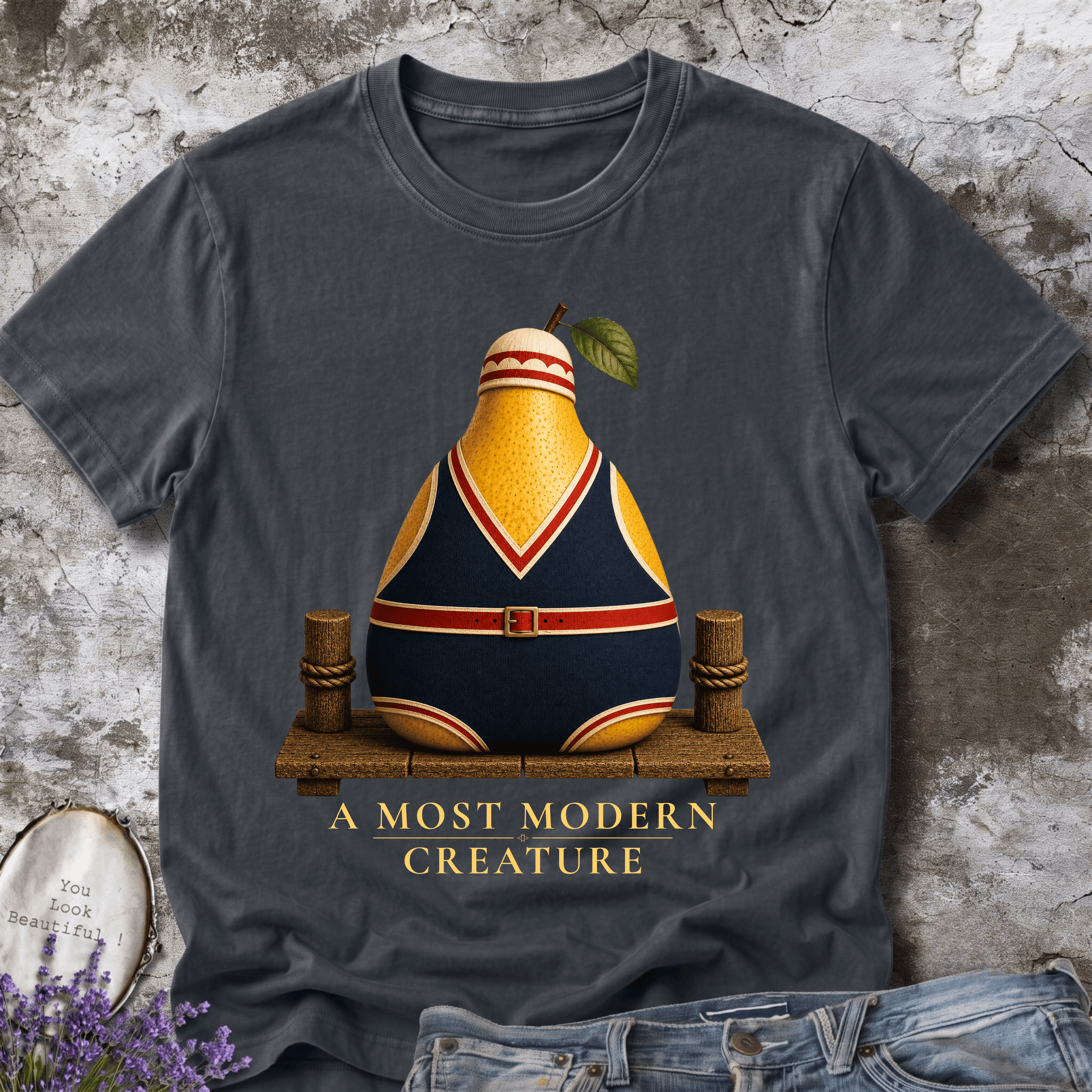 A Most Modern Creature – Funny Pear Beach Graphic Tee