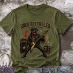 Rock Rottweiler – Vintage Rock Dog Graphic Tee