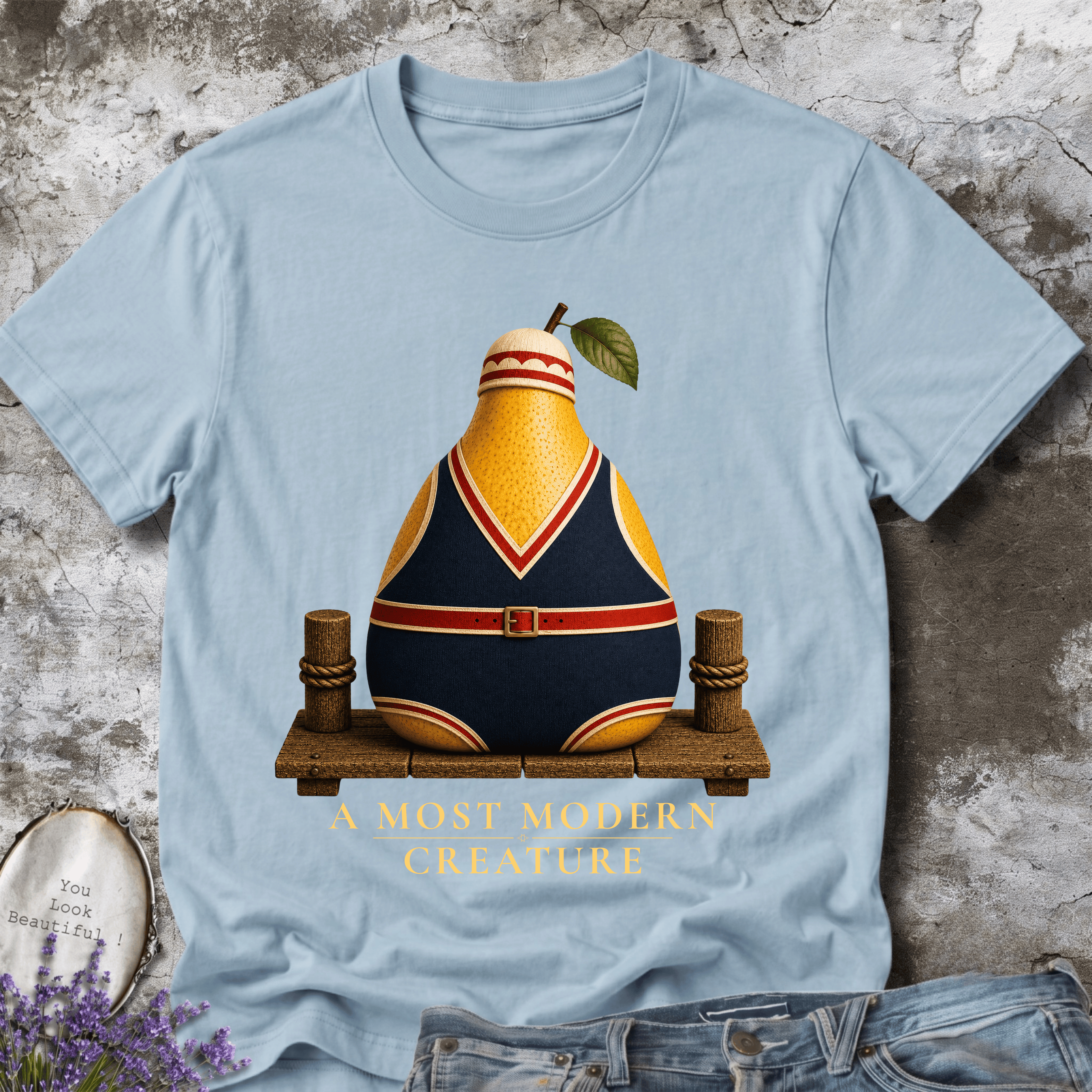 A Most Modern Creature – Funny Pear Beach Graphic Tee