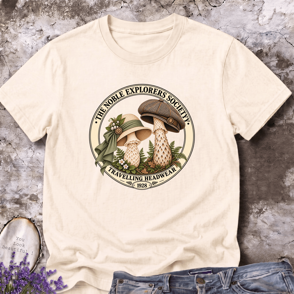 1928 Travelling Headwear Mushroom Tee