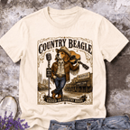 Country Beagle | Rustic Farm Dog Graphic Tee
