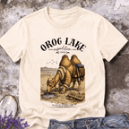 Orog Lake Explorer Camel – Vintage Mongolia Graphic Tee
