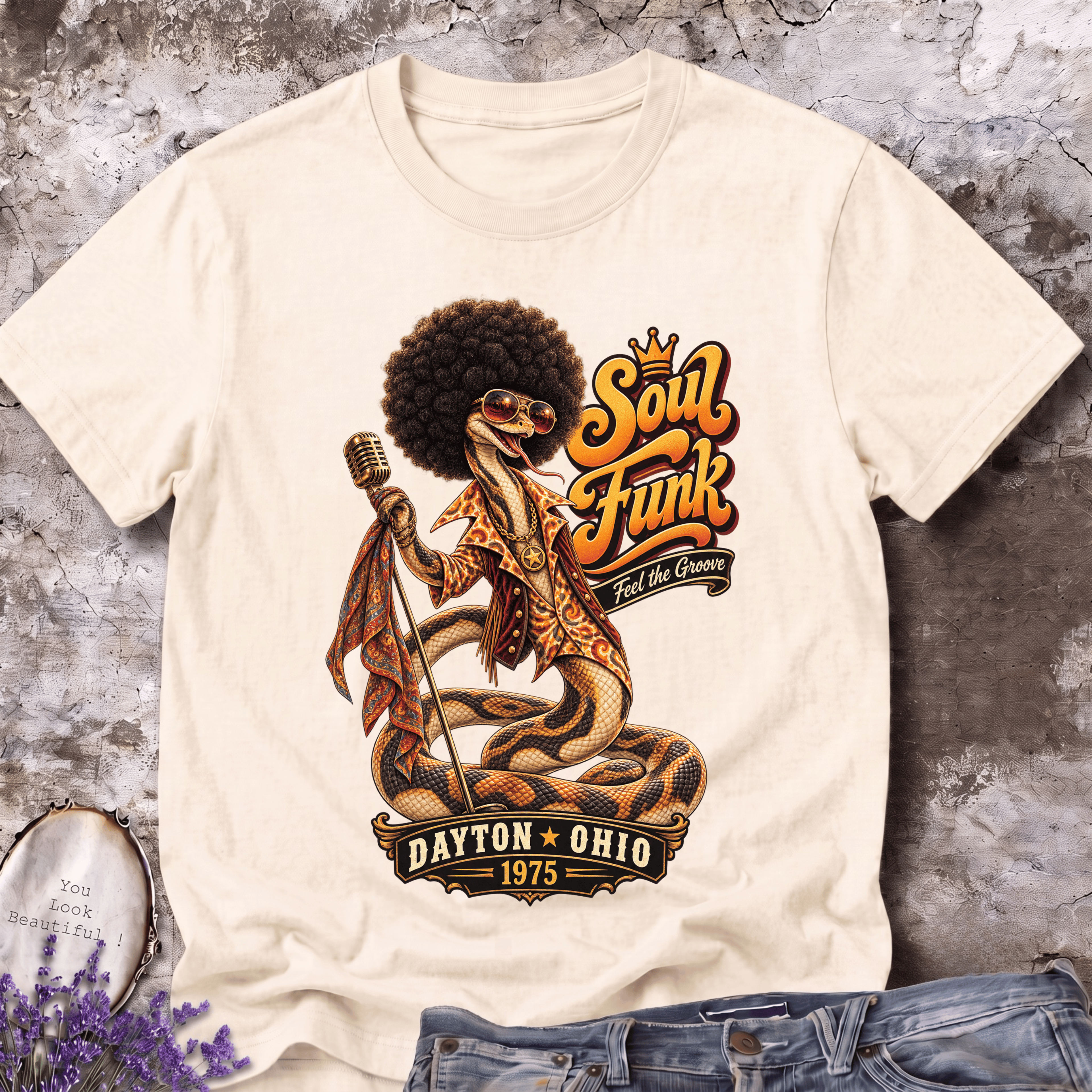 Soul Funk Snake – 1975 Groove Tee