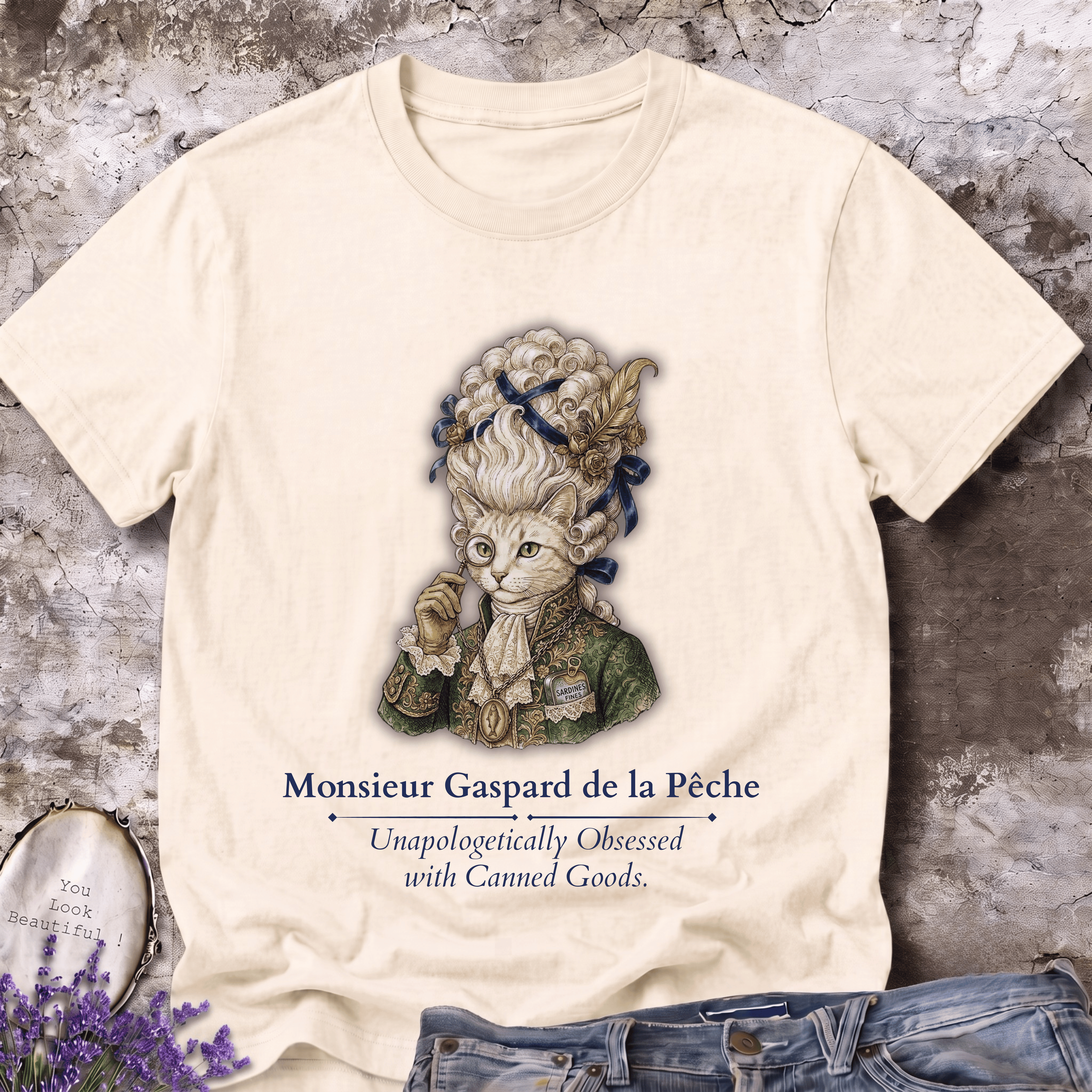 Monsieur Gaspard de la Pêche Vintage Graphic Tee