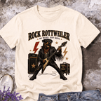 Rock Rottweiler – Vintage Rock Dog Graphic Tee