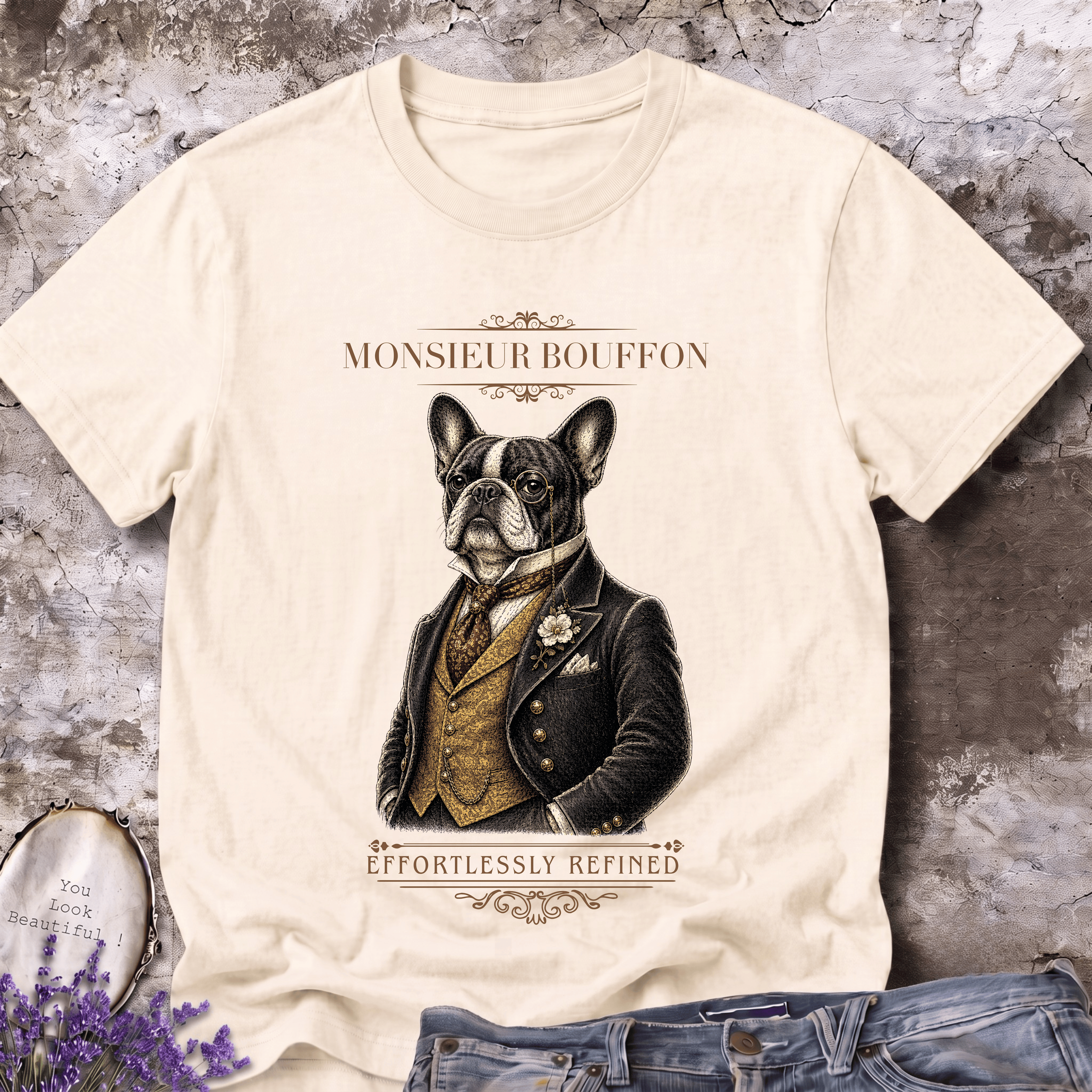 Monsieur Bouffon Tee | Effortlessly Refined