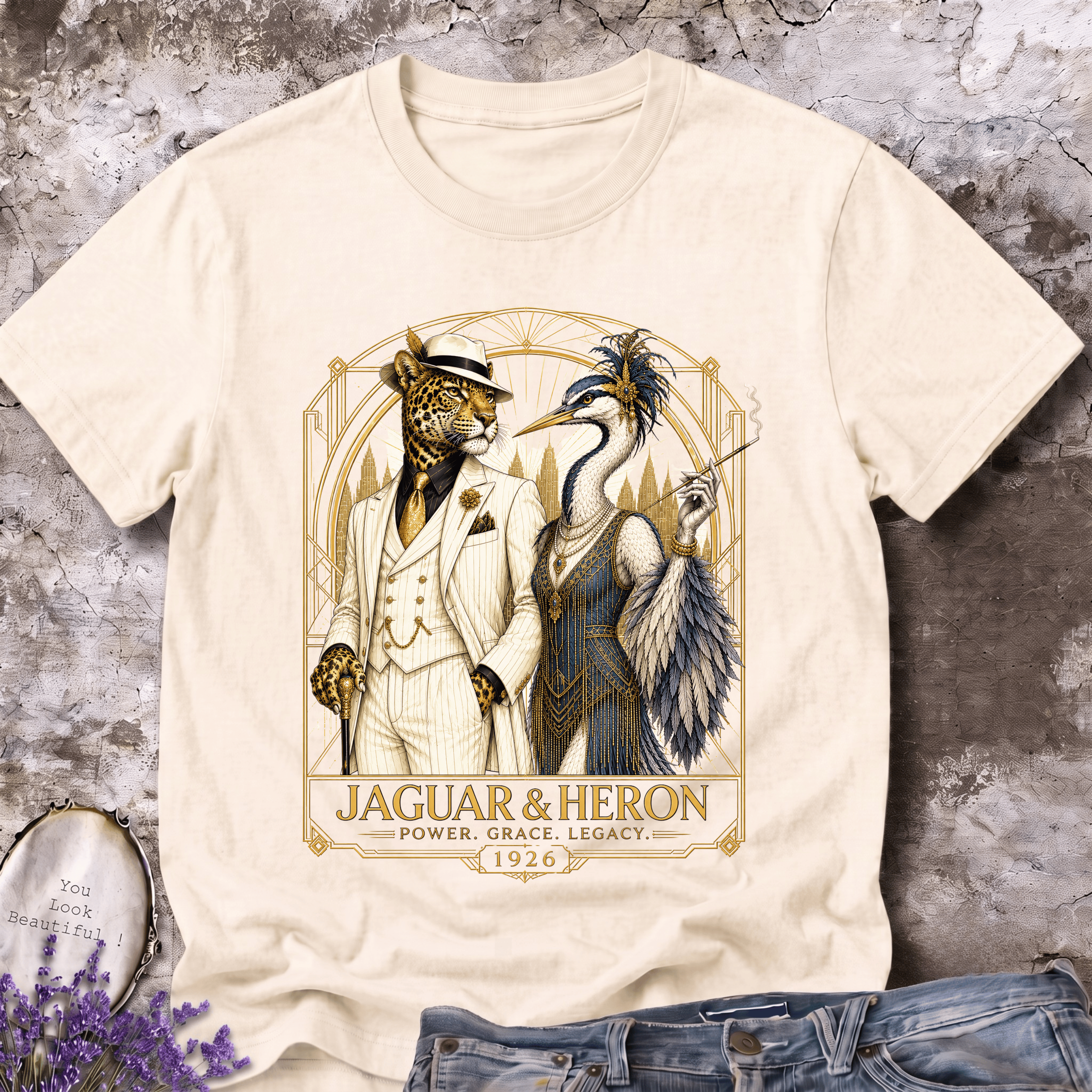 Jaguar & Heron Tee