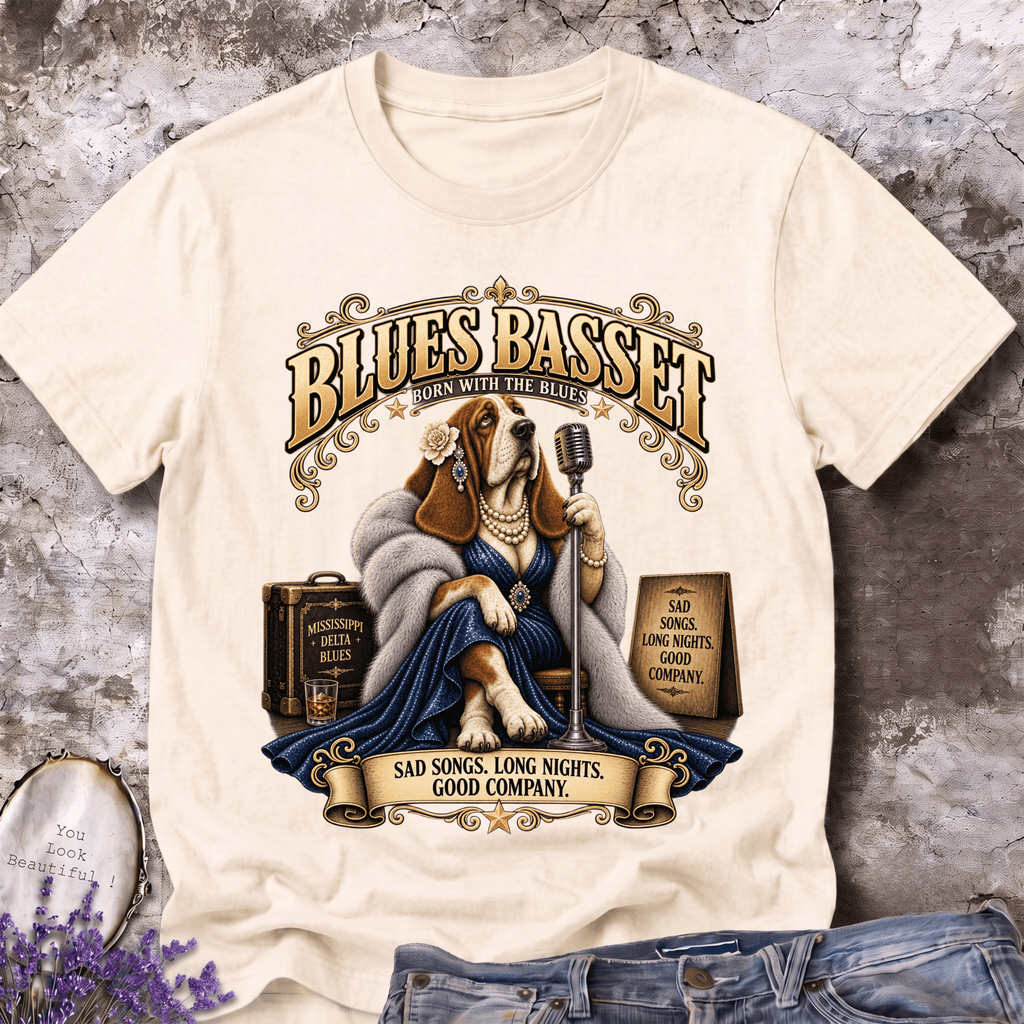 Blues Belle Basset Tee