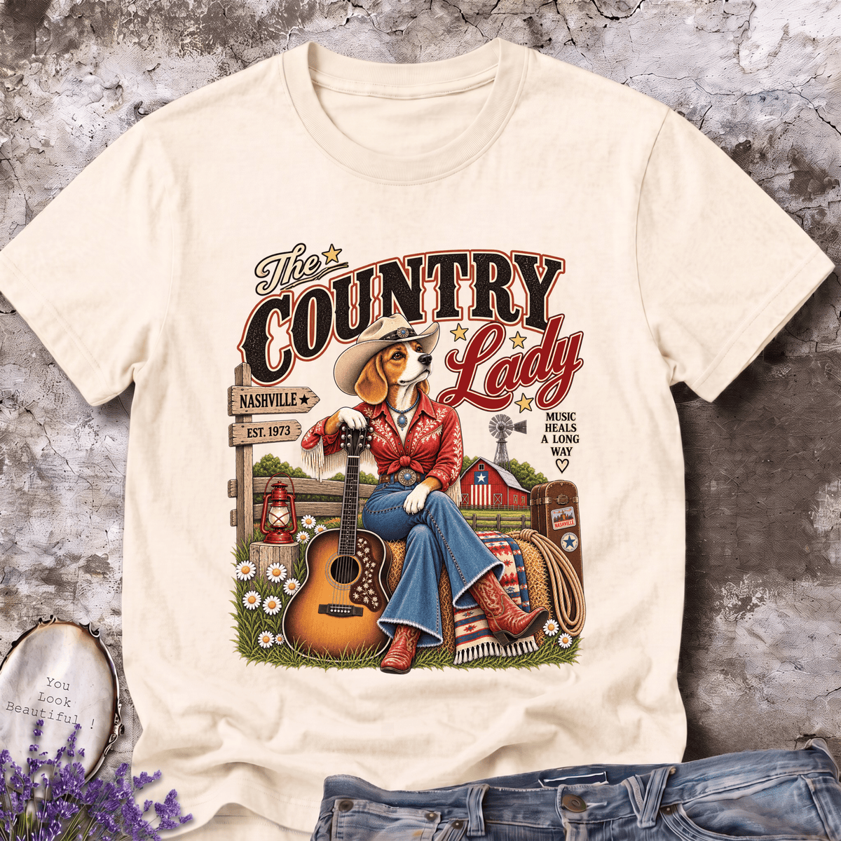 Country Lady Beagle Tee