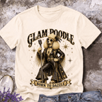 Glam Poodle – Elegant Poodle Vintage Tee