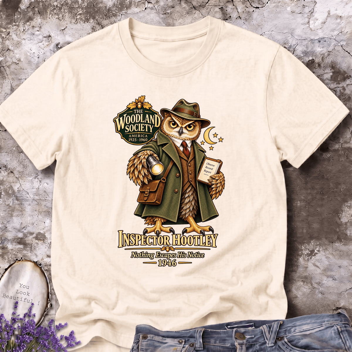 Inspector Hootley Owl Tee