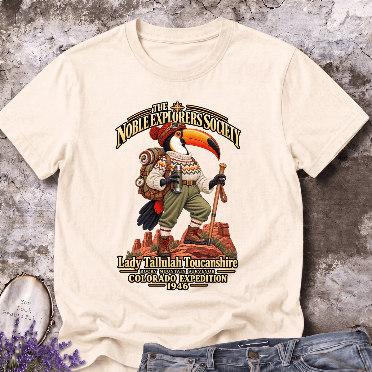 Lady Tallulah Toucan – Colorado Expedition Tee