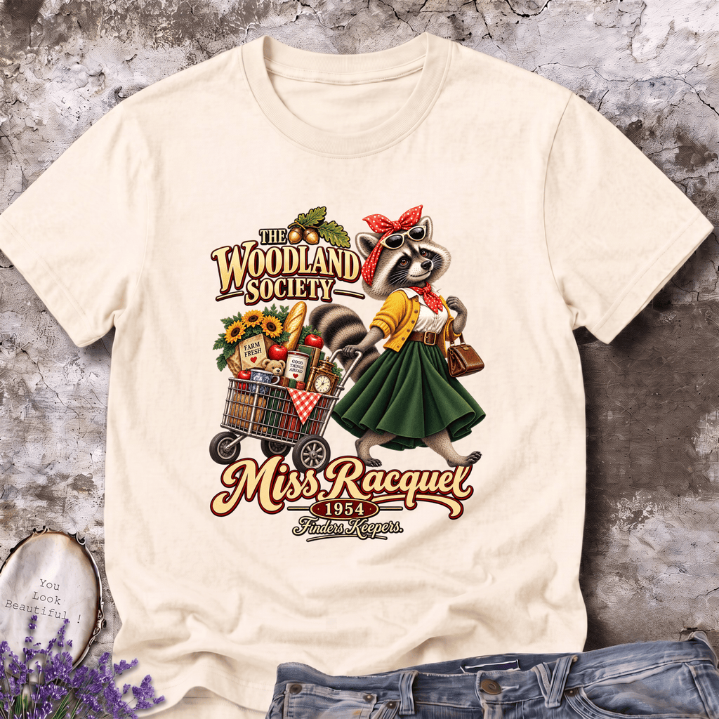 Miss Racquell Raccoon Tee