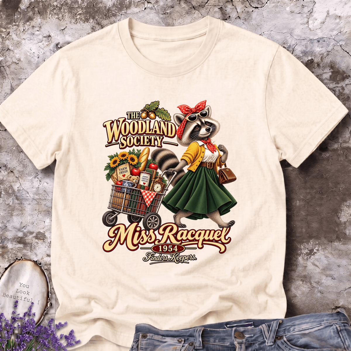 Miss Racquell Raccoon Tee
