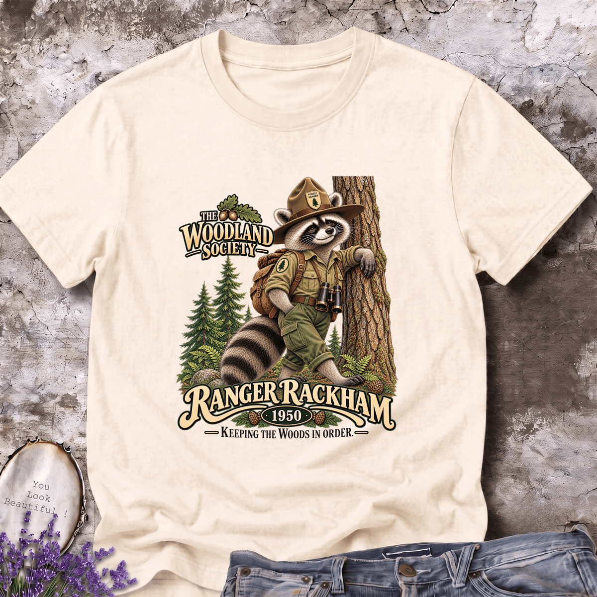Ranger Rackham Raccoon Tee
