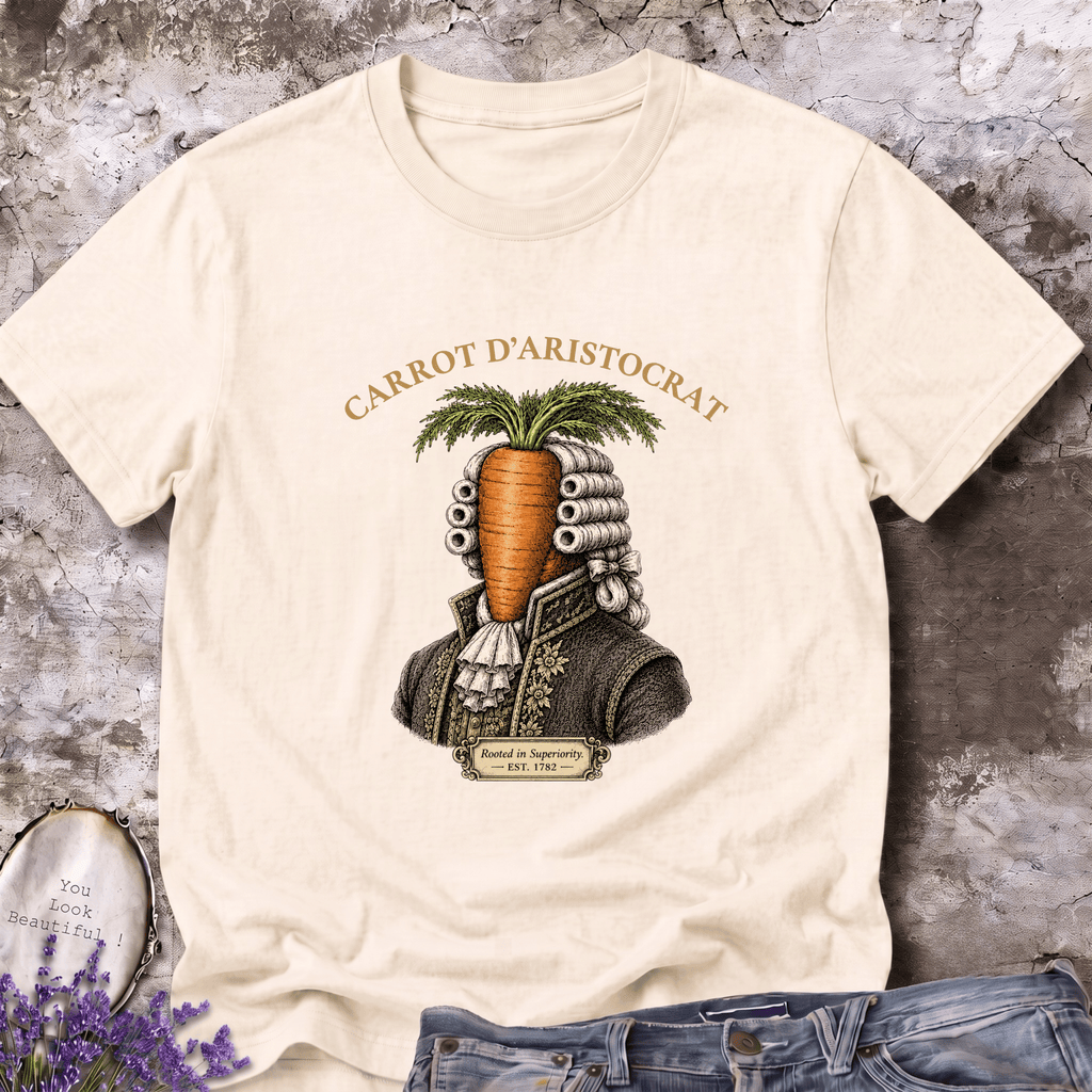 Carrot D'Aristocrat Vintage Graphic Tee | Rooted in Superiority