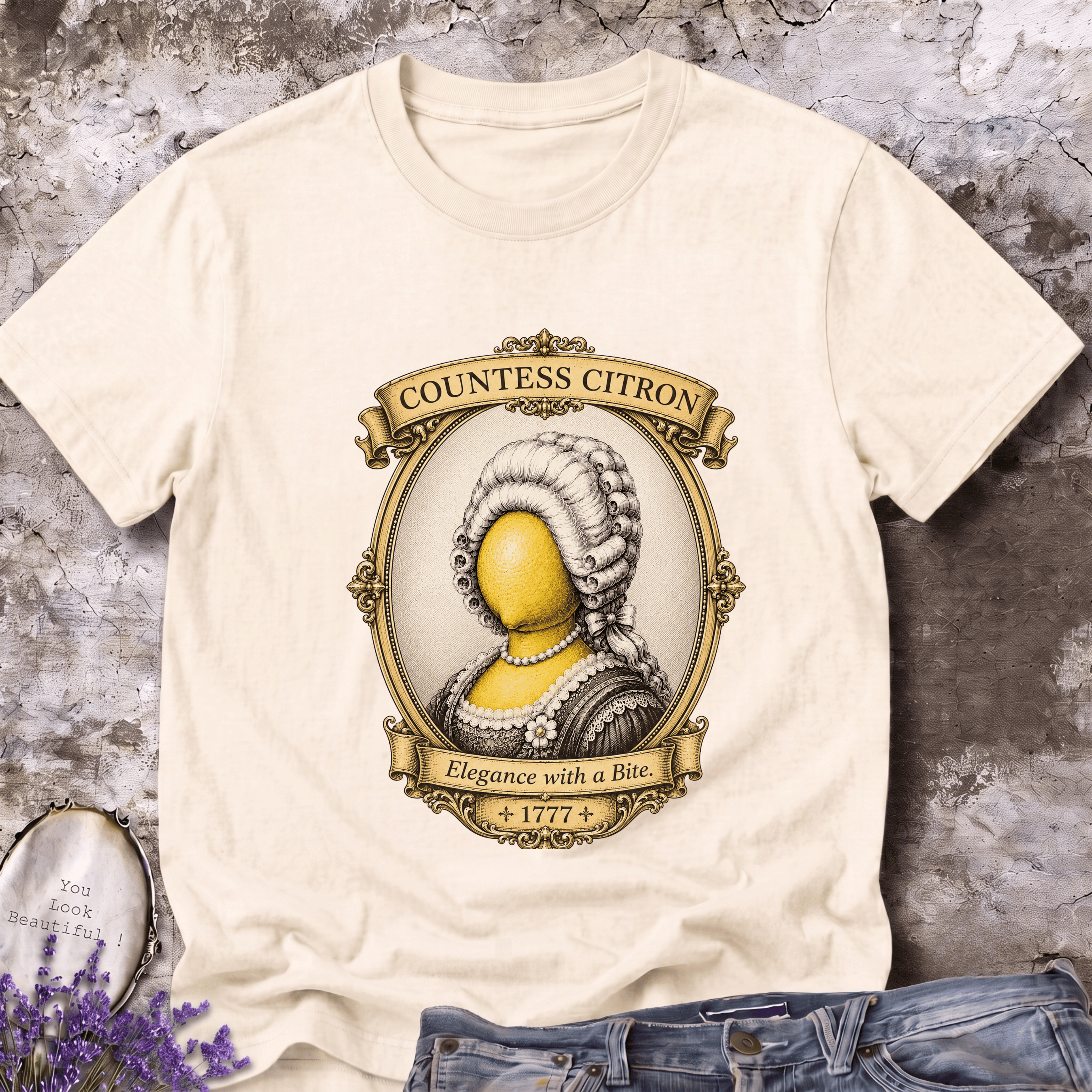 Countess Citron Vintage Graphic Tee | Est. 1777
