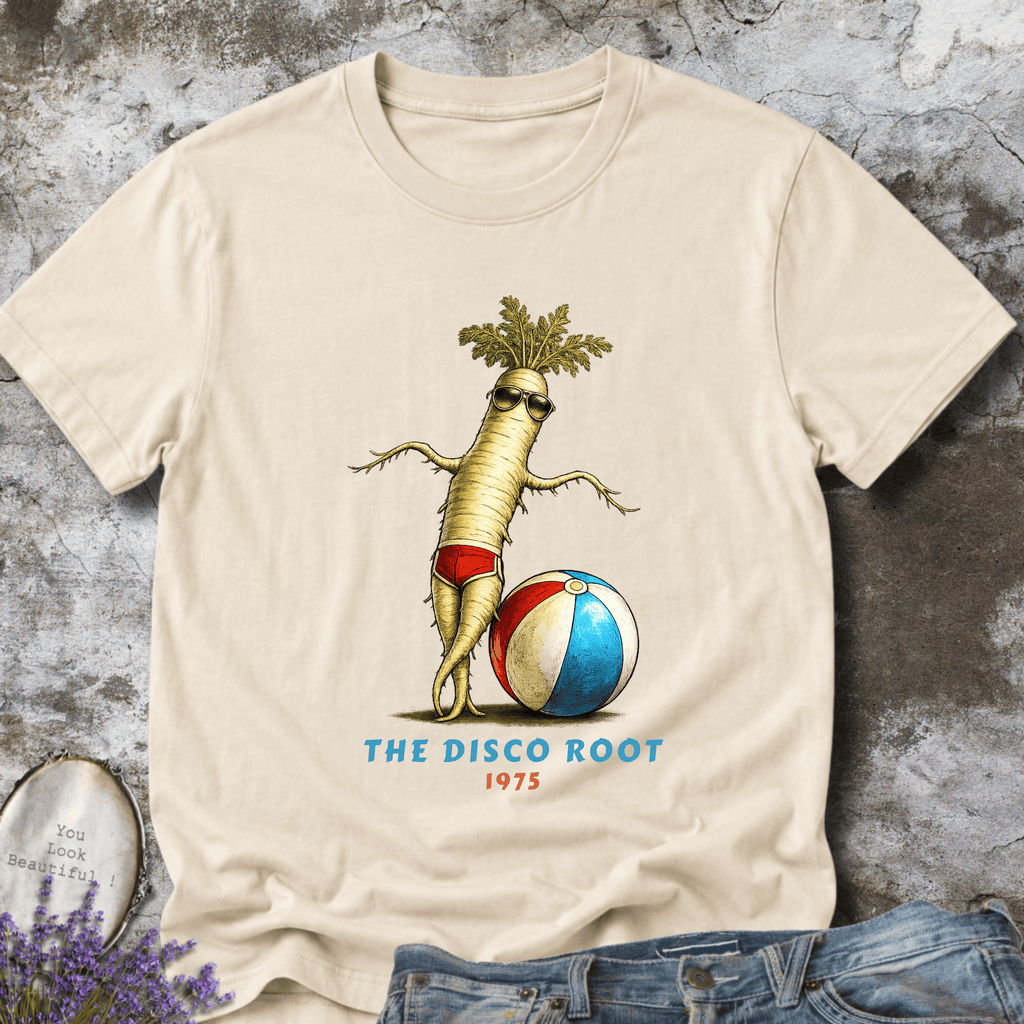 The Disco Root 1975 – Vintage Parsnip Graphic Tee