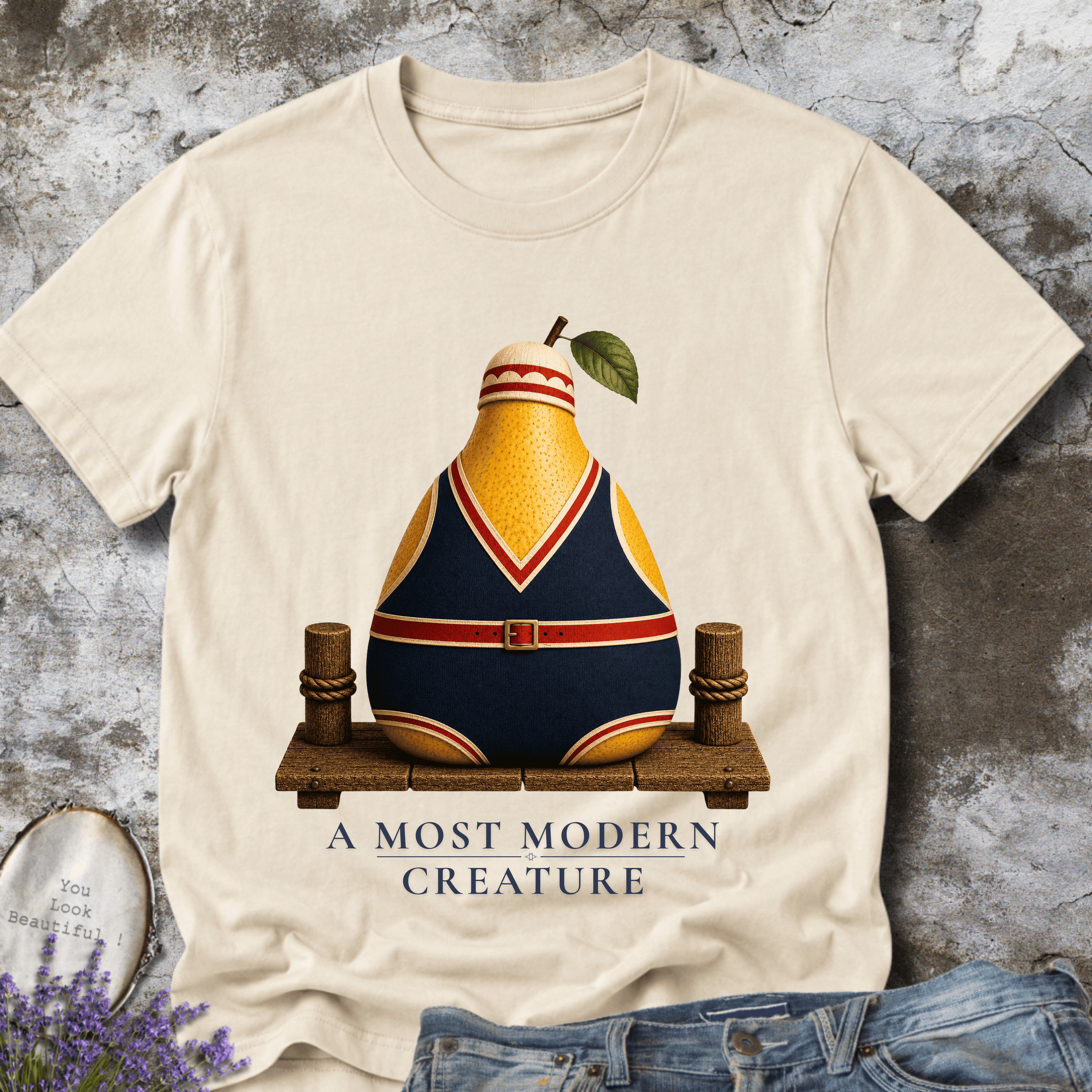 A Most Modern Creature – Funny Pear Beach Graphic Tee