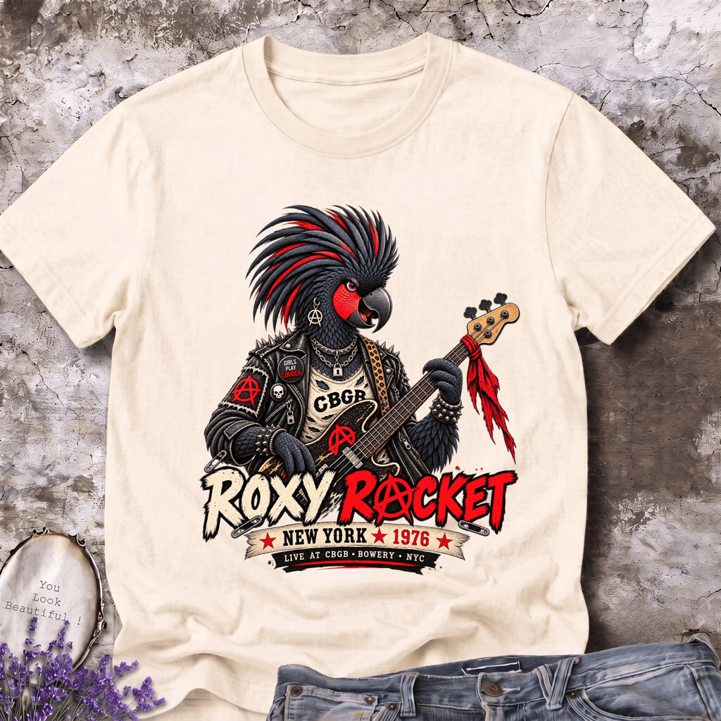 Roxy Racket Punk Rock Tee