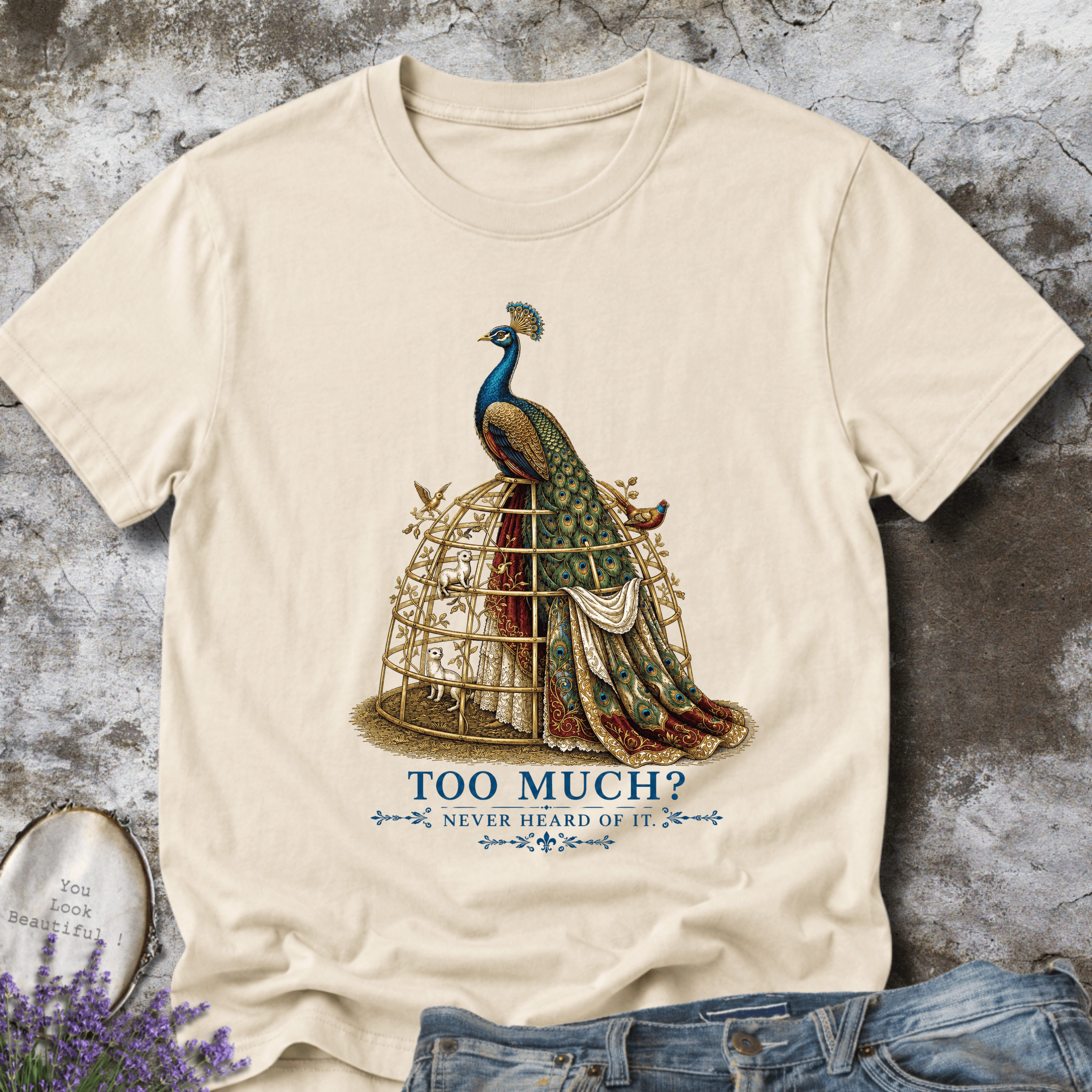 Too Much? Never Heard Of It. Vintage Graphic Tee