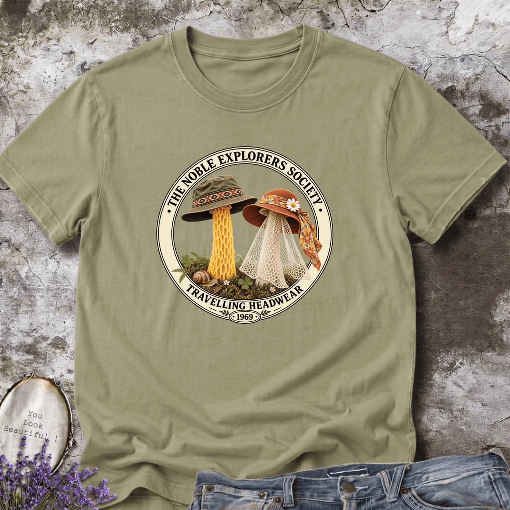 1969 Travelling Headwear Mushroom Tee
