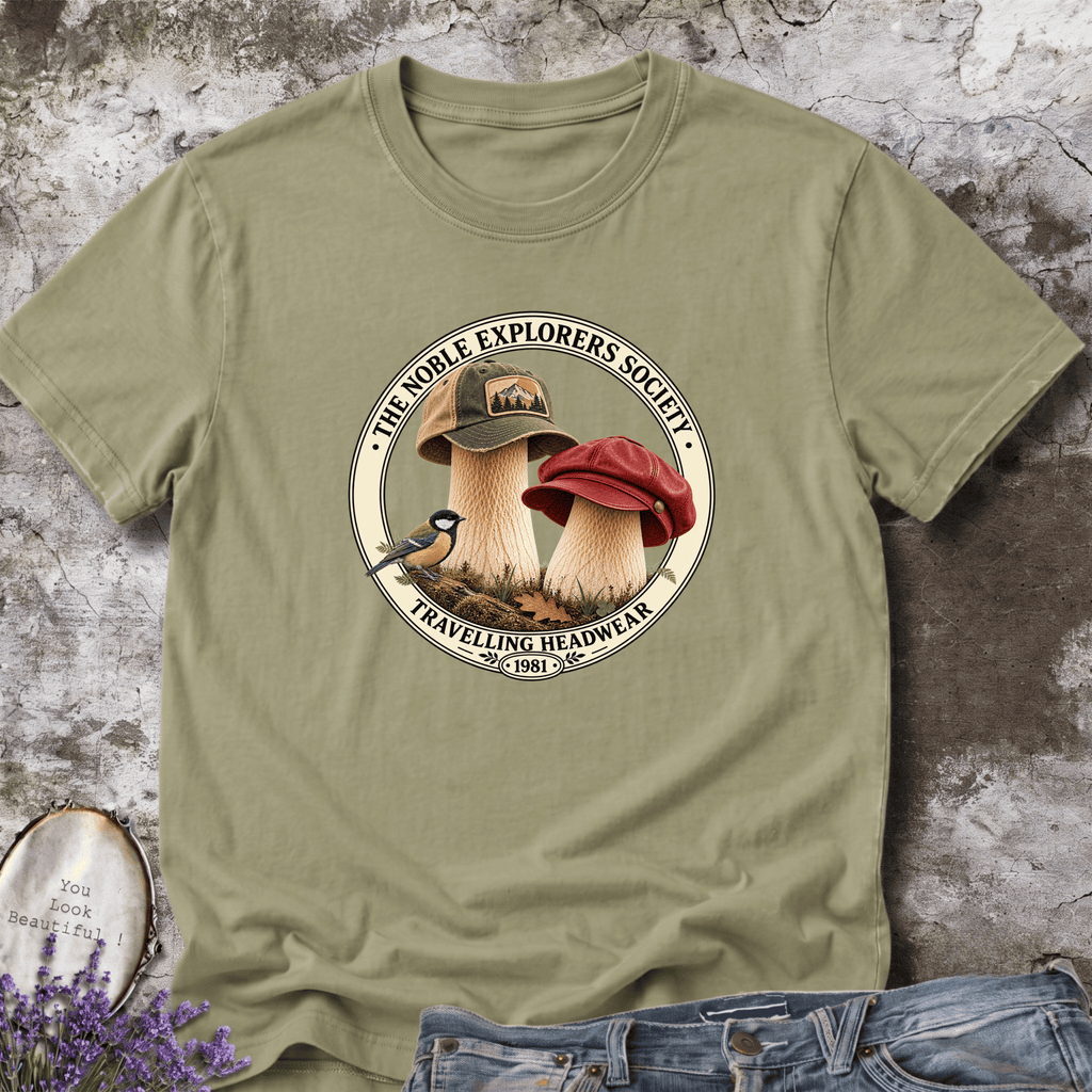 1981 Travelling Headwear Mushroom Tee