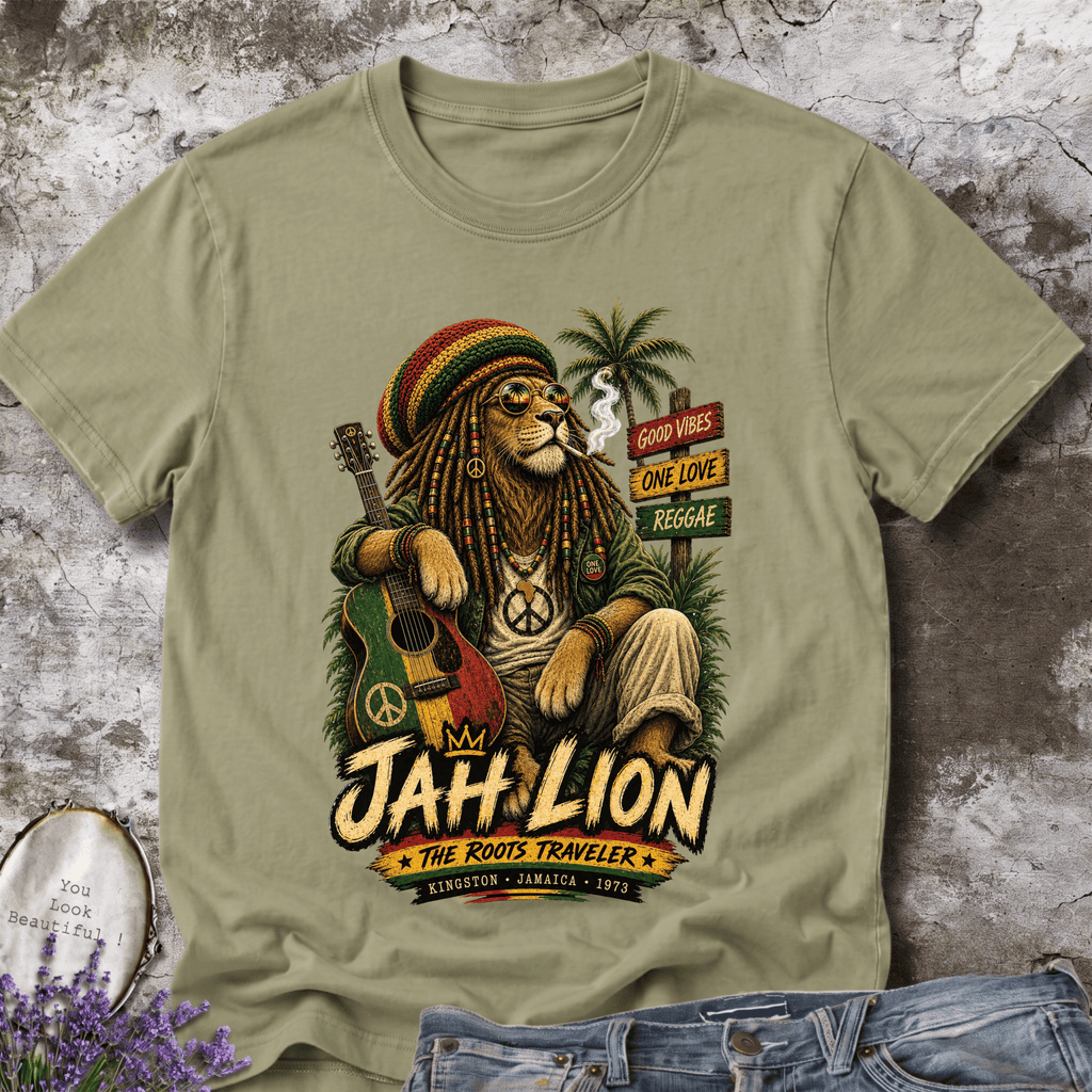 Jah Lion – The Roots Traveler Reggae Tee