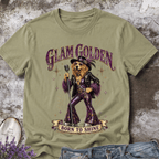 Glam Golden – Elegant Golden Retriever Vintage Tee