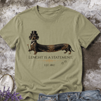 Vintage Sausage Dog Graphic Tee – Length Is A Statement