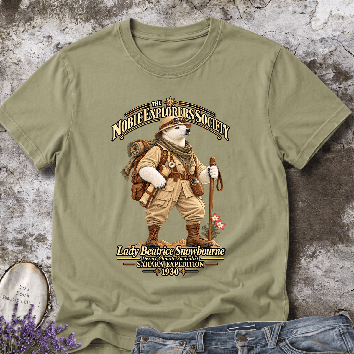 Lady Beatrice Snowbourne – Sahara Expedition Tee