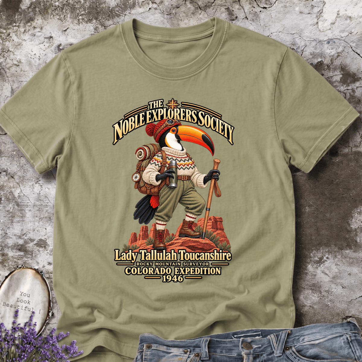Lady Tallulah Toucan – Colorado Expedition Tee