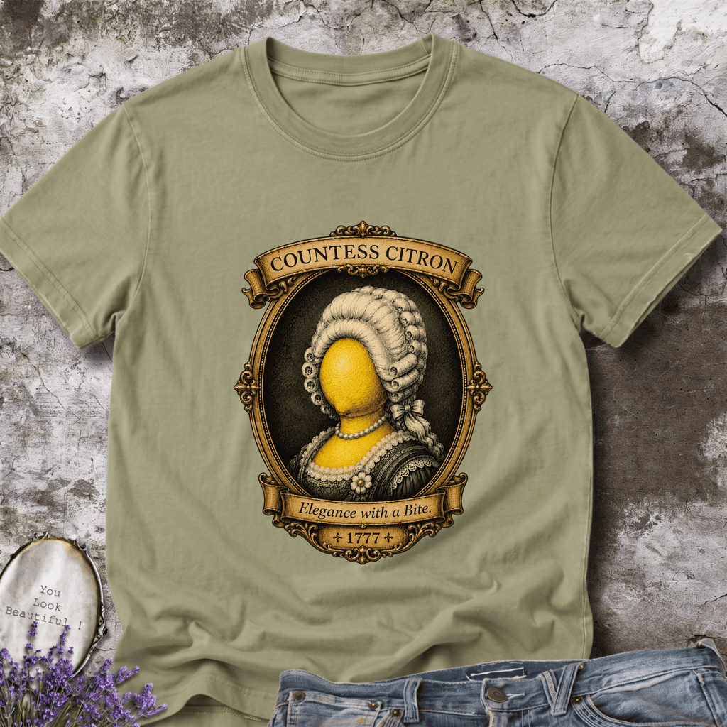 Countess Citron Vintage Graphic Tee | Est. 1777