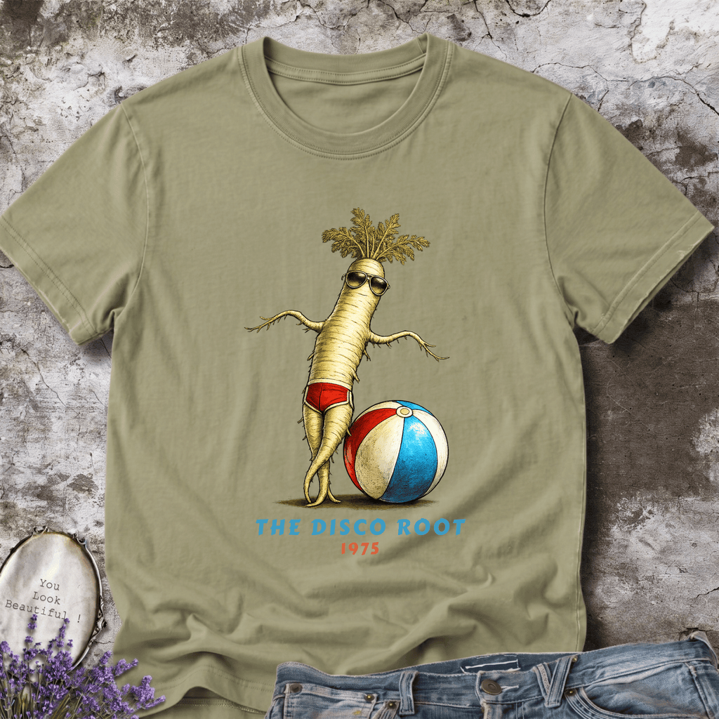 The Disco Root 1975 – Vintage Parsnip Graphic Tee