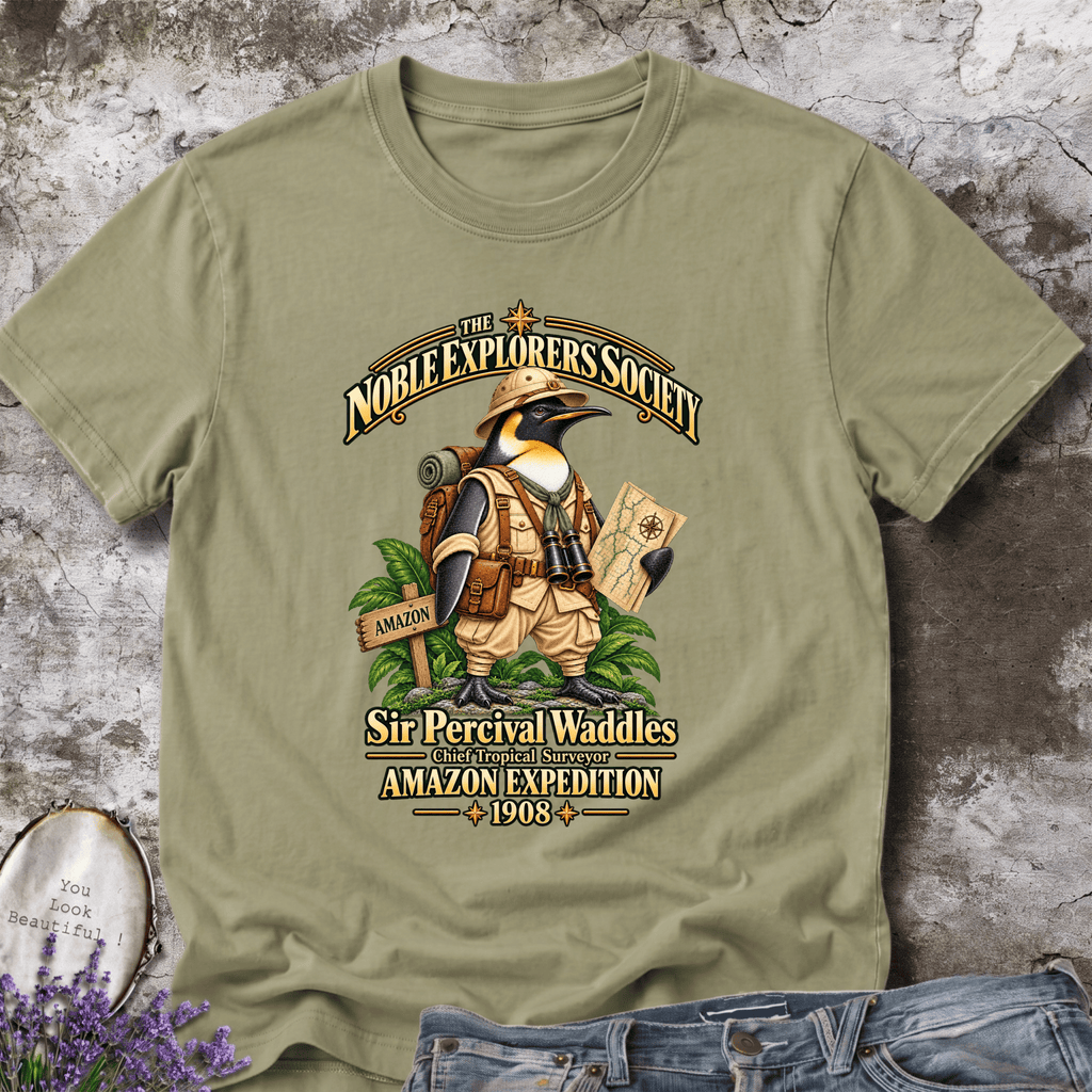 Sir Percival Waddles – Amazon Expedition Tee  Tags