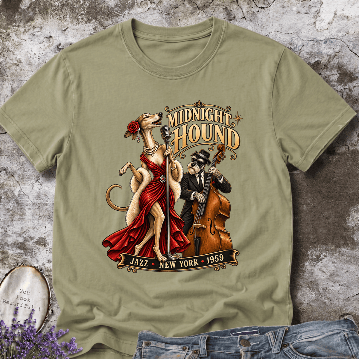 Midnight Hound Jazz Tee