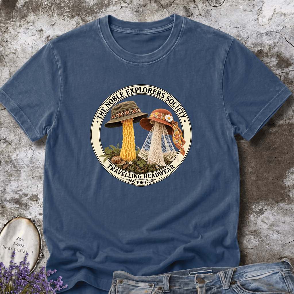 1969 Travelling Headwear Mushroom Tee