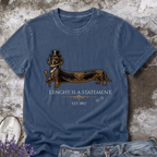 Vintage Sausage Dog Graphic Tee – Length Is A Statement