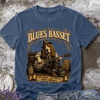 Blues Basset – Vintage Delta Blues Dog Tee