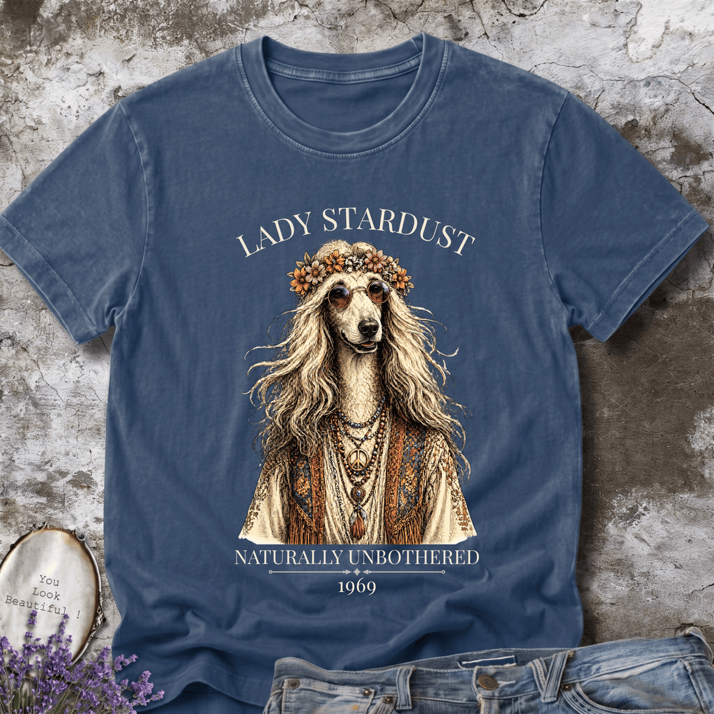 Boho Afghan Hound T-Shirt – Lady Stardust Graphic Tee