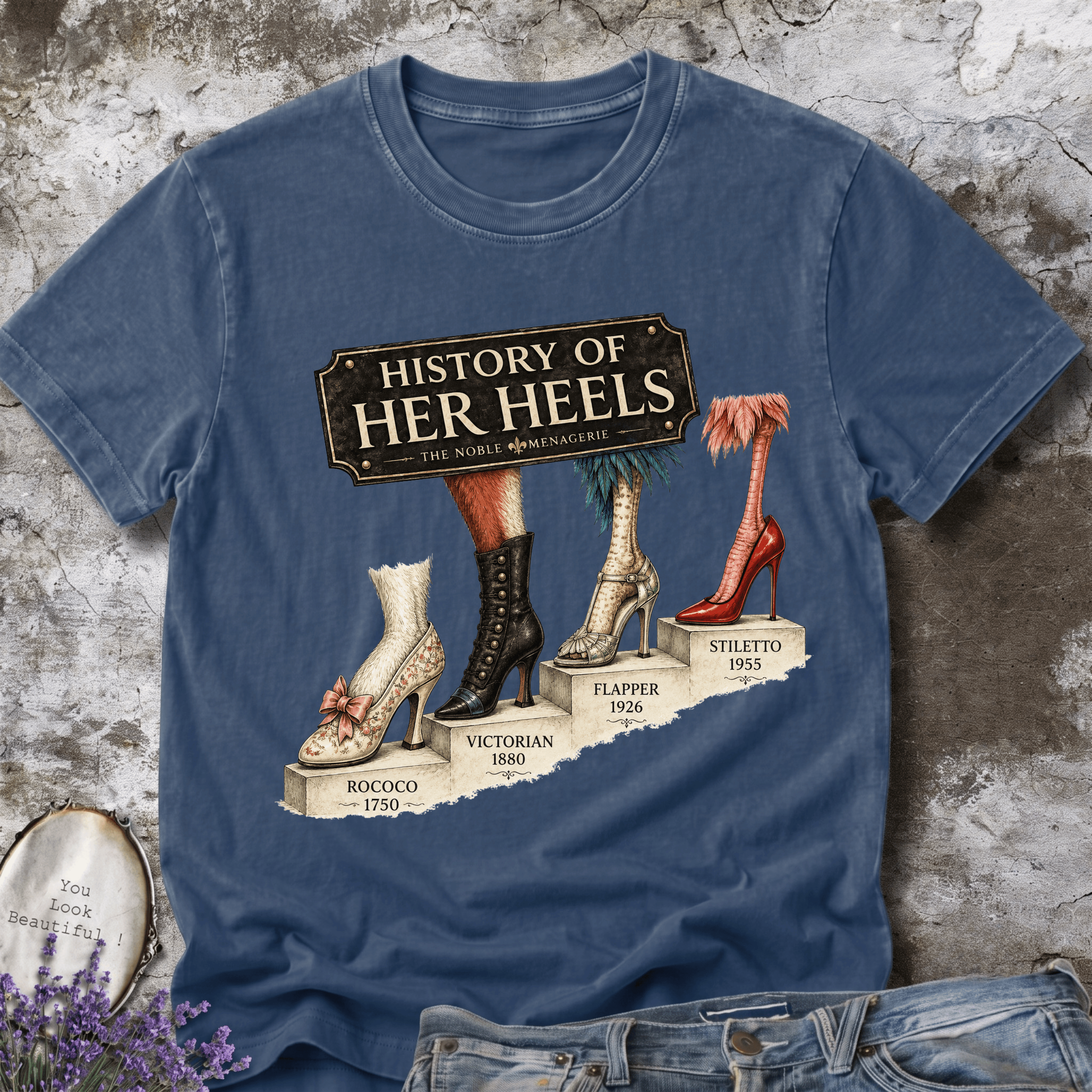 History of Heels Her Heels Tee