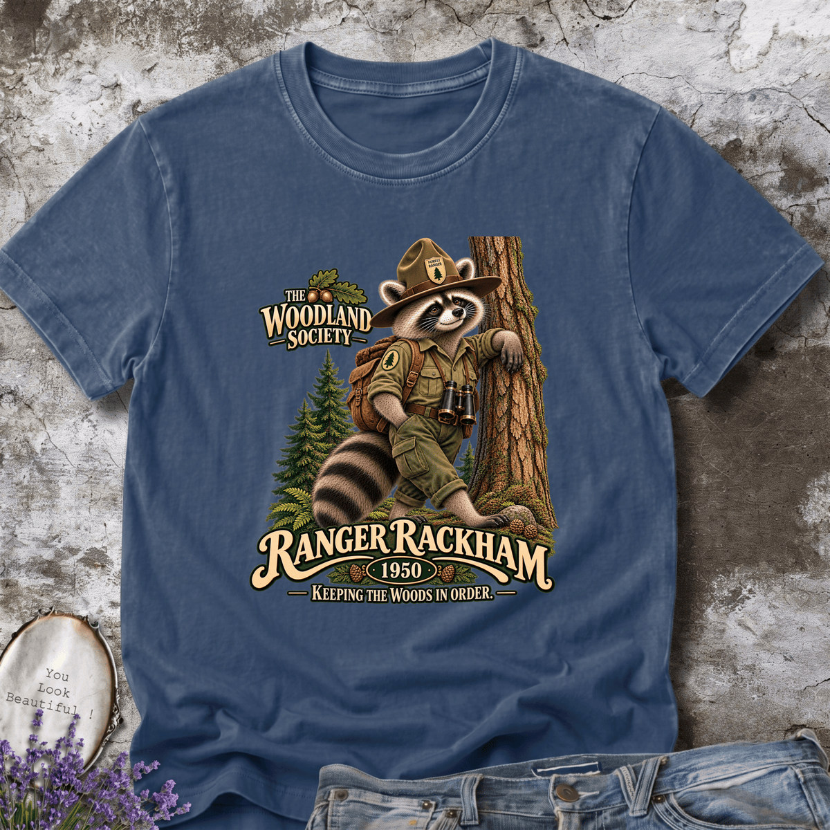 Ranger Rackham Raccoon Tee
