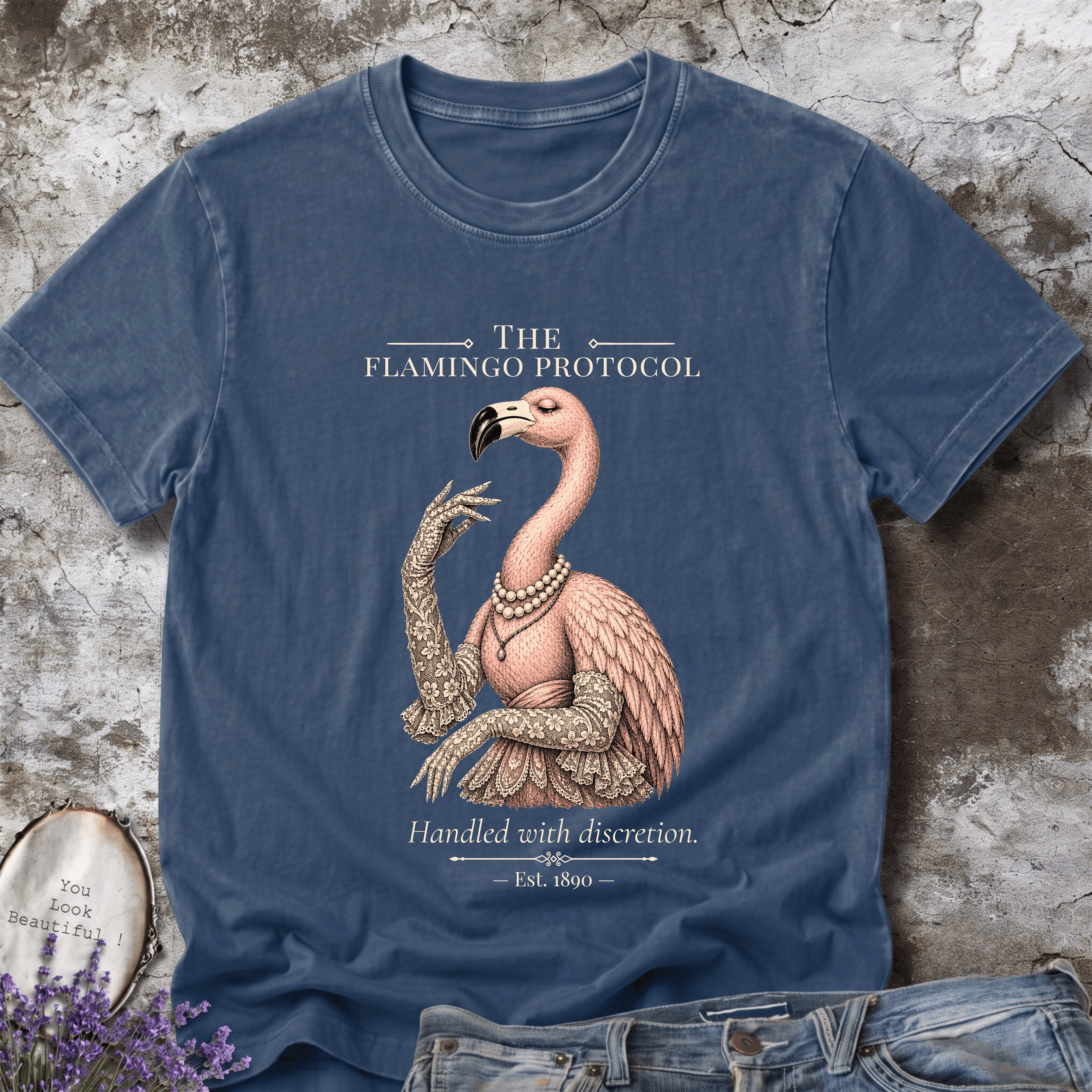 The Flamingo Protocol Tee | Est. 1890