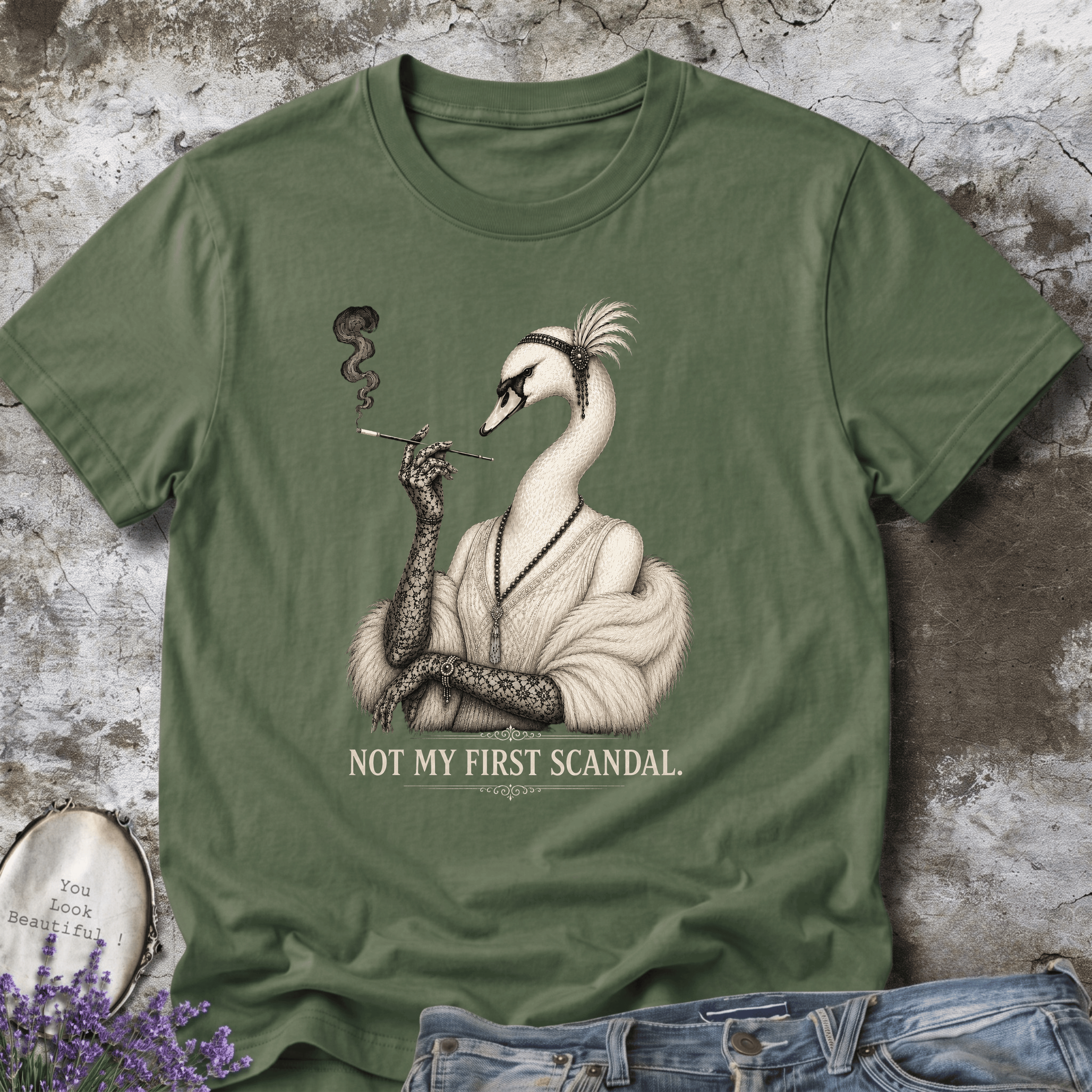Not My First Scandal Tee | Swan Collection