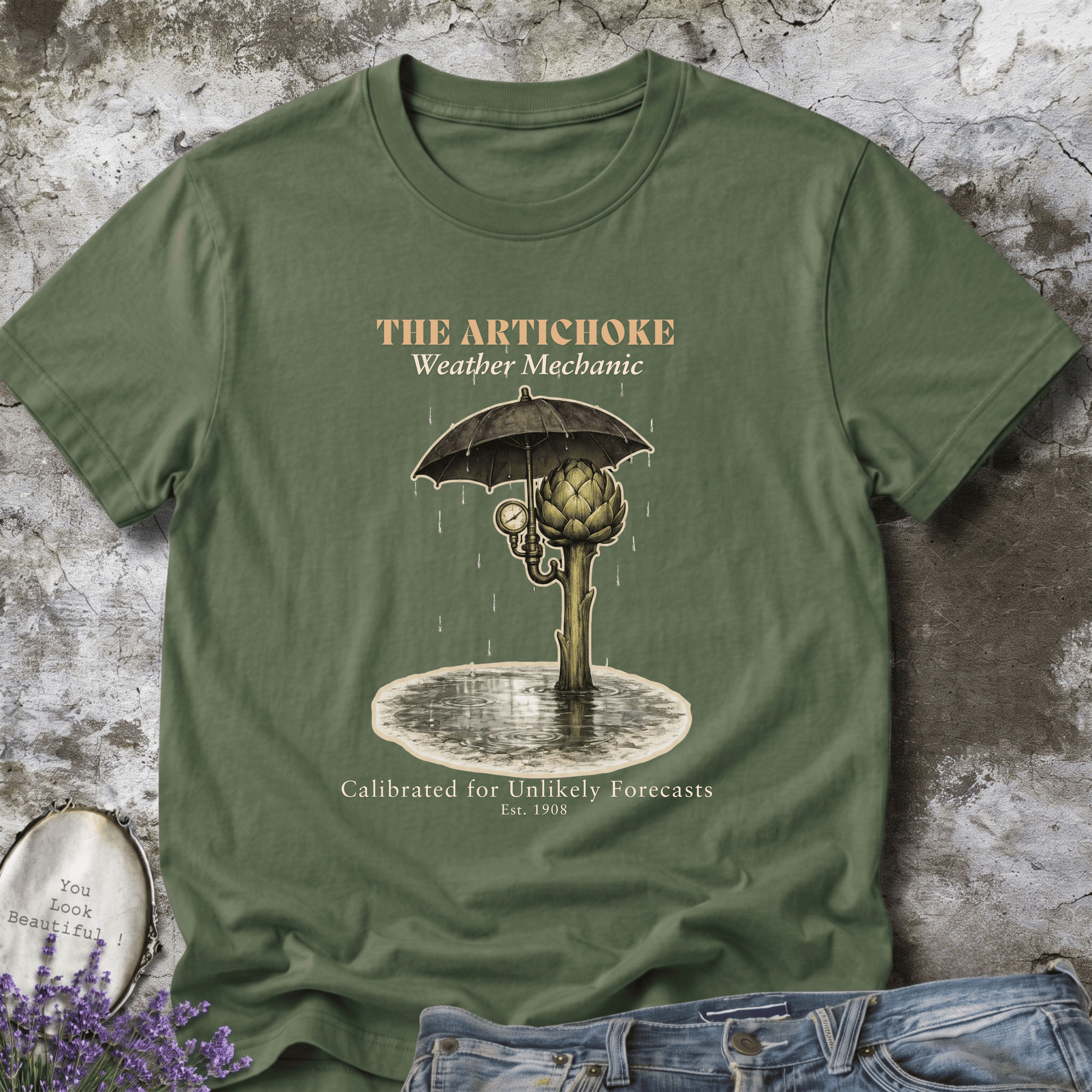 The Artichoke Weather Mechanic Tee